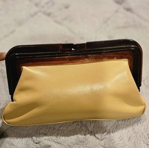 Vintage Margolm Leather Clutch Handbag